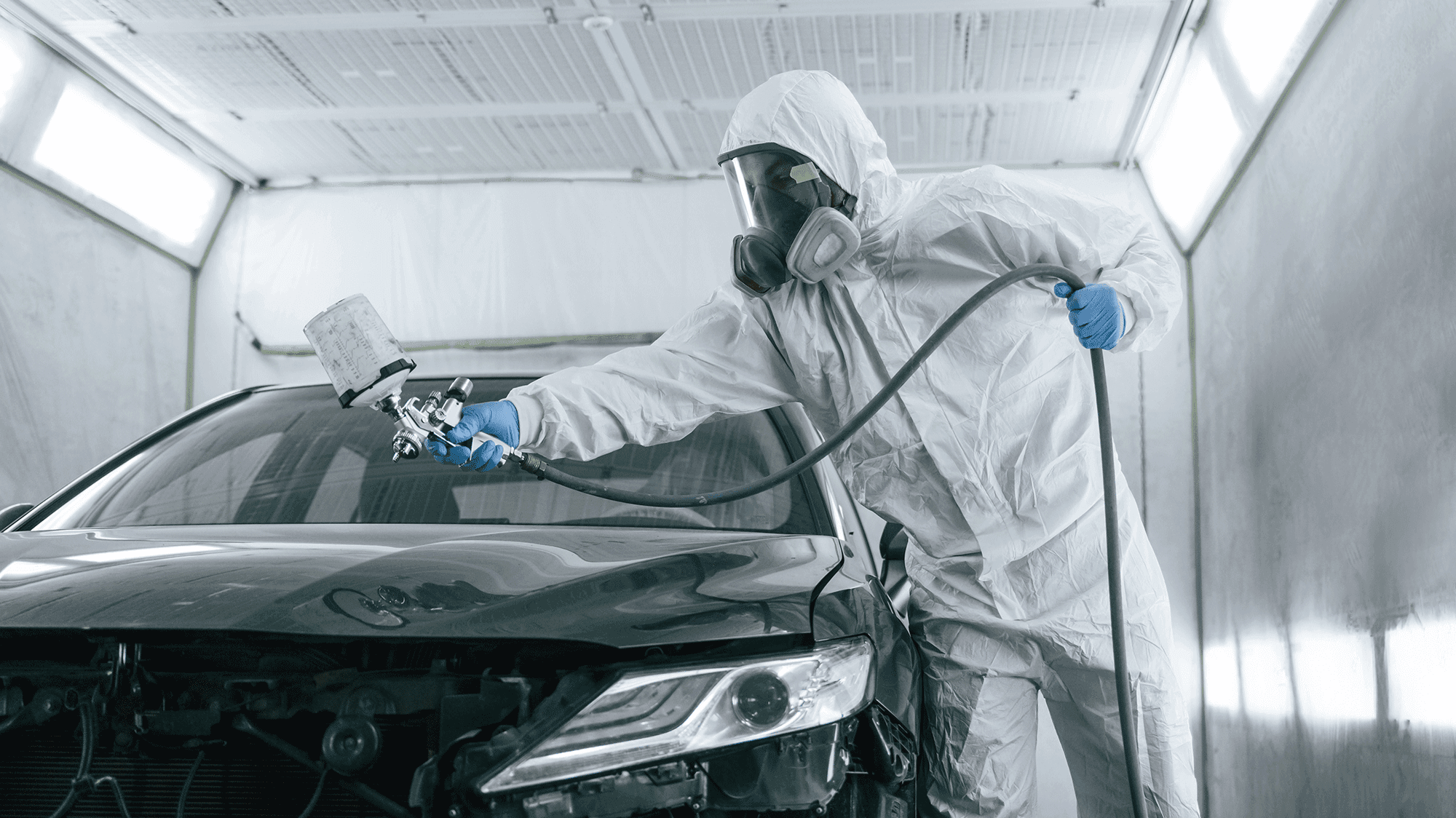 Half Vehicle Liquid Wrap.