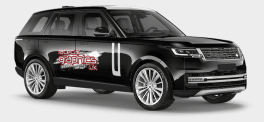 Car with graphics