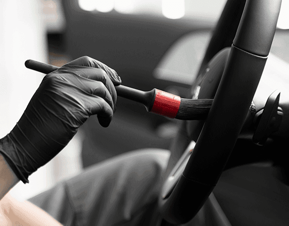 Deep interior clean for neglected vehicles