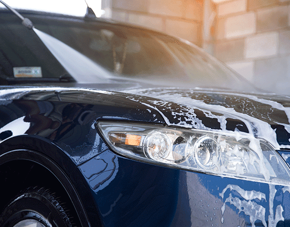 Exterior full decontamination wash with clay bar