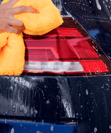 Exterior full decontamination wash with clay bar