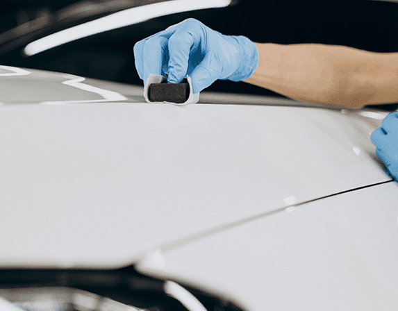 Multi stage machine polish plus 7 year ceramic coating