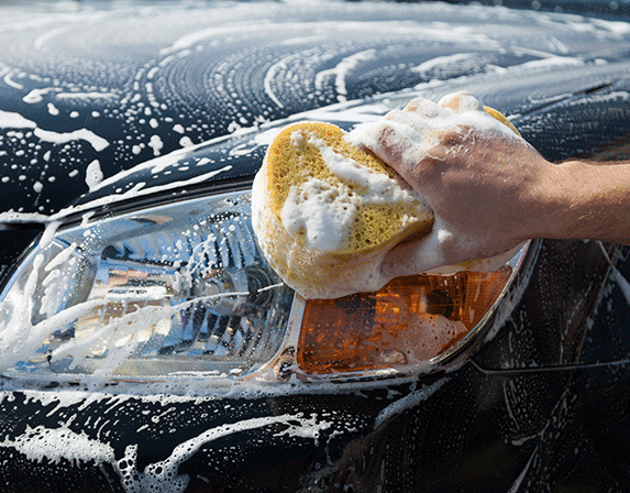 Soft top deep clean and exterior car valet