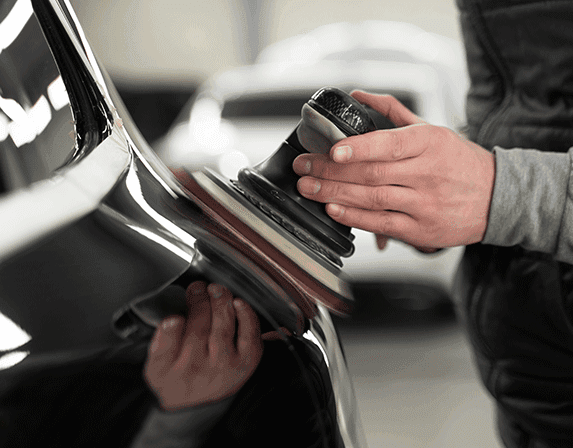 Stage 1 vehicle machine polish