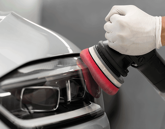 Stage 1 vehicle machine polish