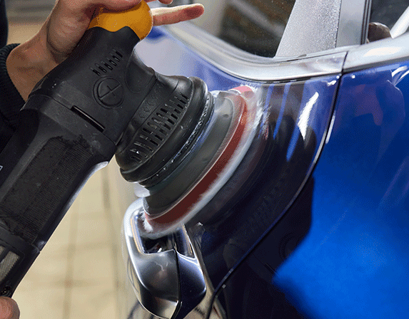 Multistage vehicle machine polish