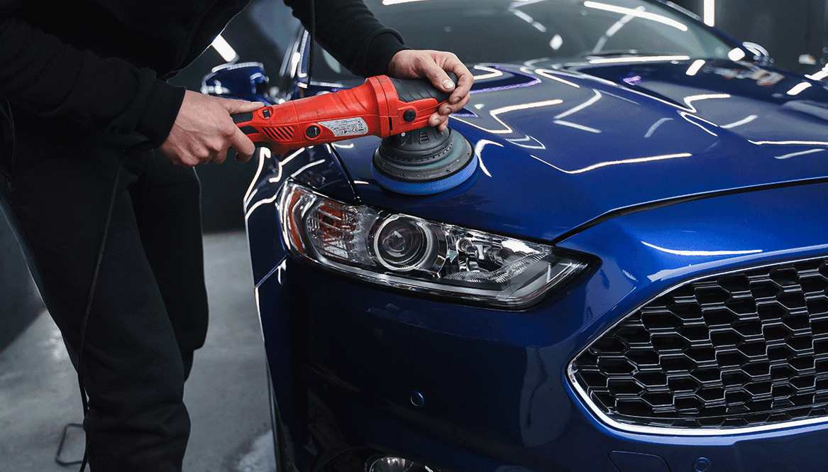 Multistage vehicle machine polish