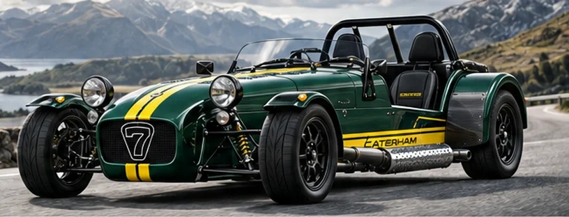 Caterham with custom vinyl graphics