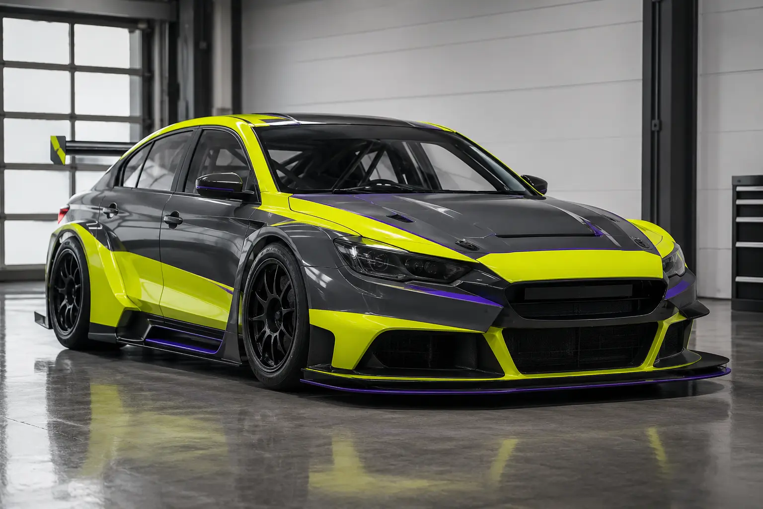 Original CPRL-inspired Mercedes-AMG A35 Saloon race car graphics concept