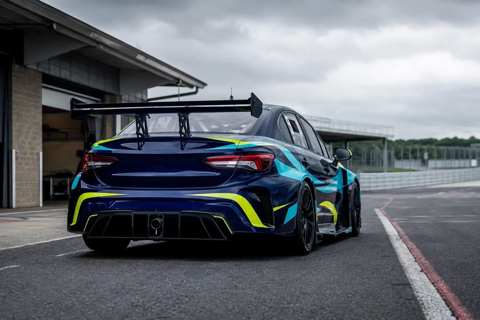 Original LKQ Power Maxed-inspired Audi A3 Saloon race car graphics concept
