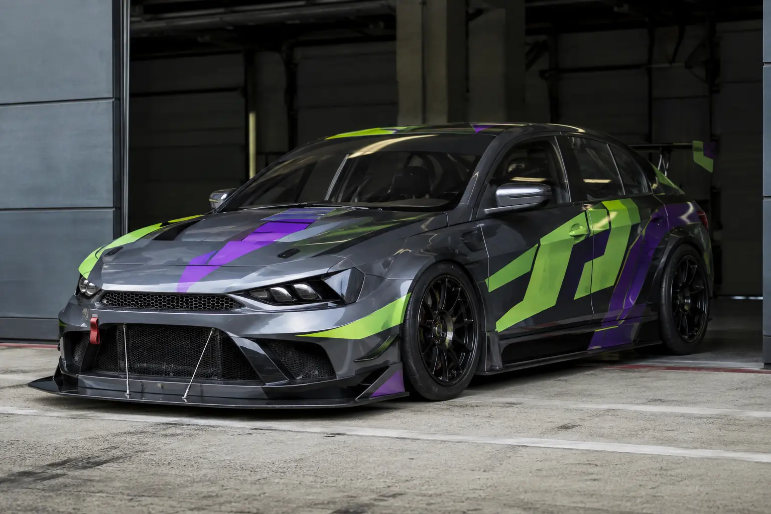 Original Steel Seal PMR-inspired Audi A3 Saloon race car graphics concept
