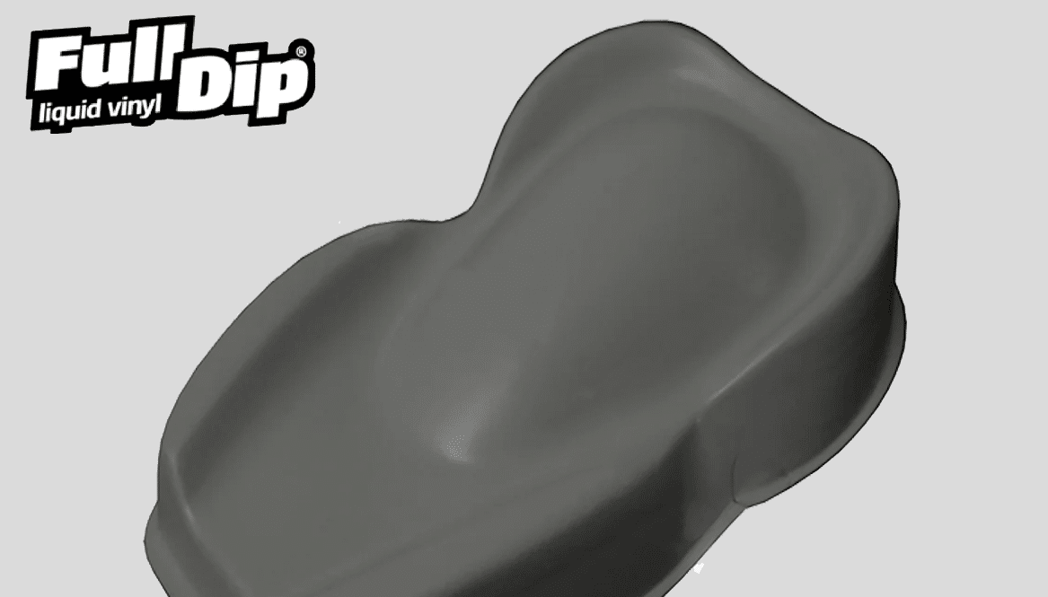 full dip dark grey primer spray wrap